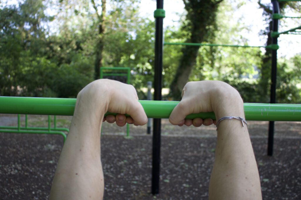 False grip voor de muscle-up